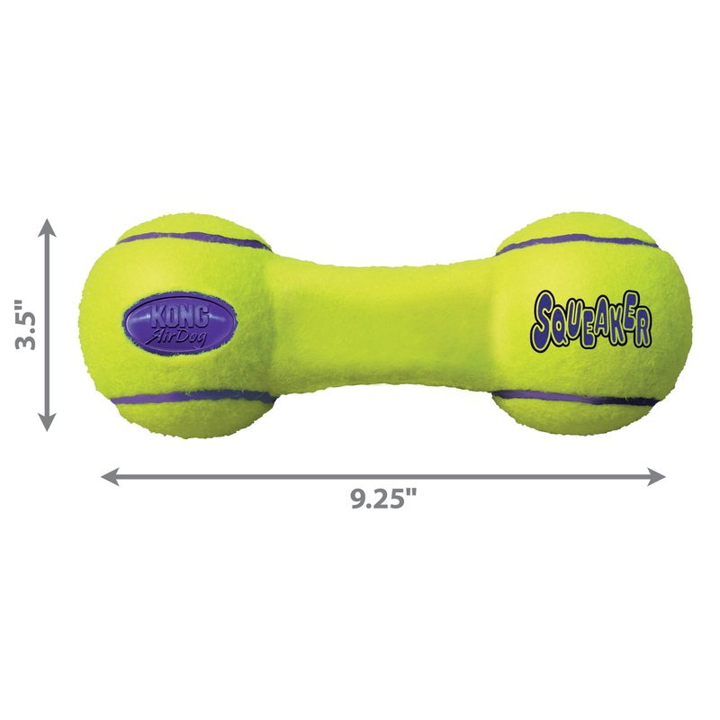 Kong Dog Toy AirDog Squeaker Dumbbell Large