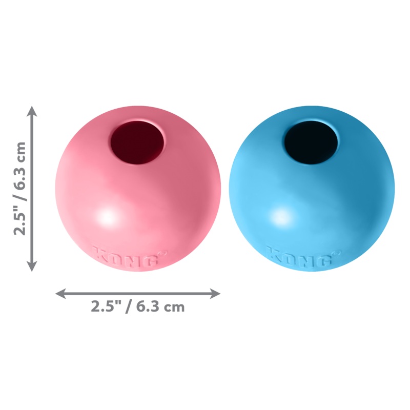 Kong Dog Toy KONG Puppy Ball w/Hole Small Assorted