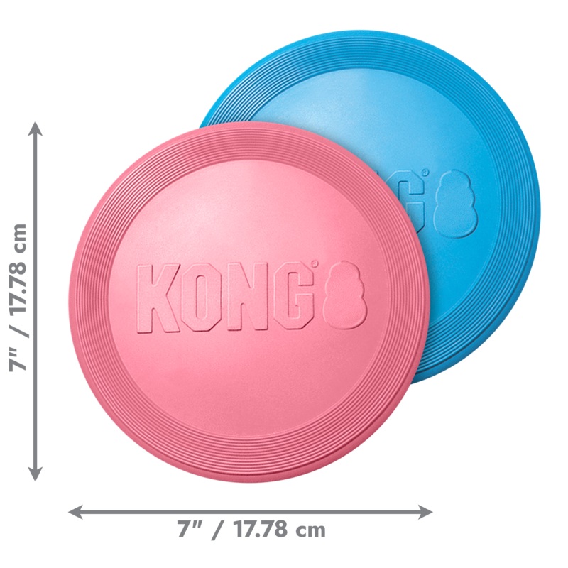 Kong Dog Toy KONG Puppy Flyer Small Assorted