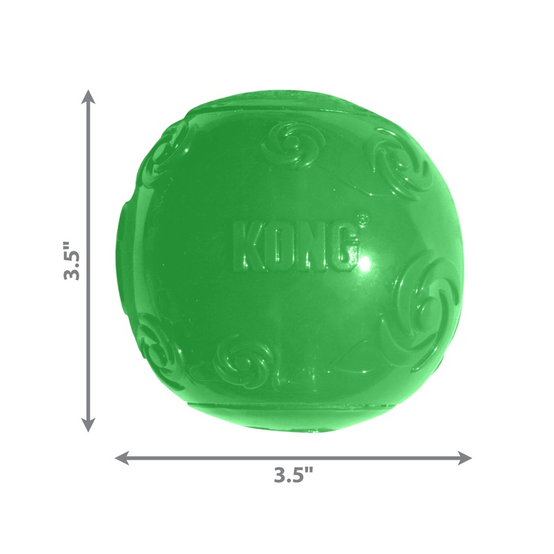 Kong Dog Toy Squeezz Ball 1pk Assorted eXtra Large