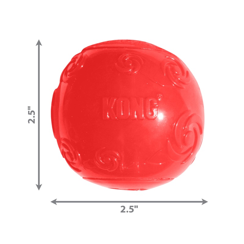 Kong Dog Toy Squeezz Ball 1pk Assorted Medium