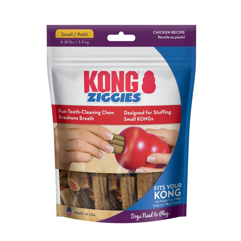 Kong Dog Treat Ziggies 6oz Small