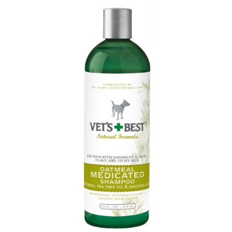 Vet s Best Oatmeal Medicated Dog Shampoo  16 oz.