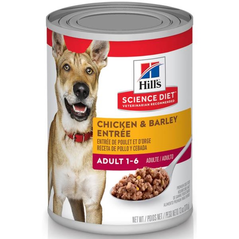 Hill's Science Diet Adult Chicken & Barley Entre Canned Dog Food, 13 oz