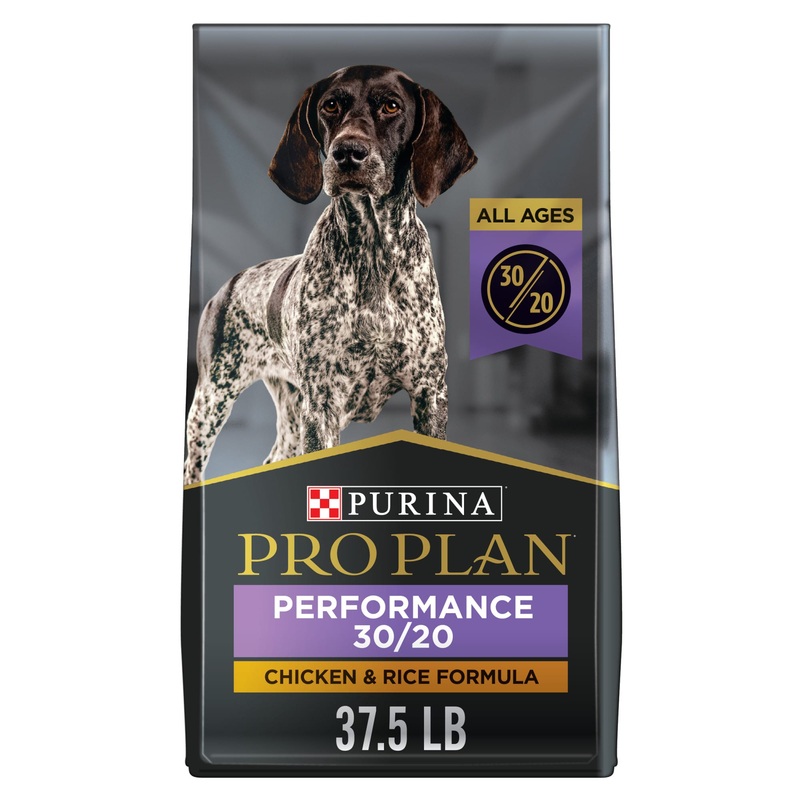 Purina Pro Plan High Calorie  High Protein Dry Dog Food  30/20 Chicken & Rice Formula  37.5 lb. Bag