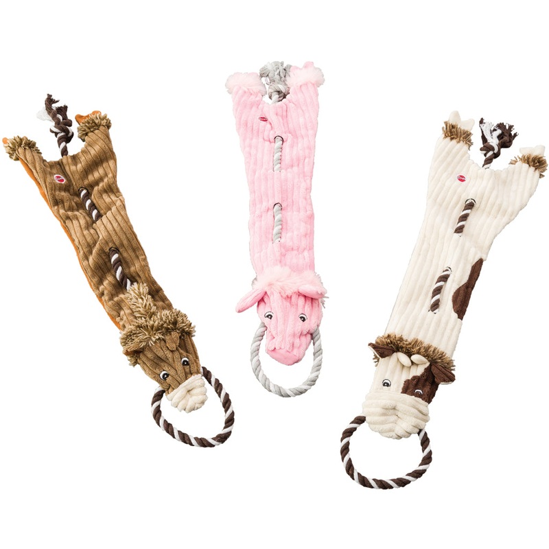 Spot Ethical Pet Dog Toy Skinneeez Tugs Barnyard 23In Assorted