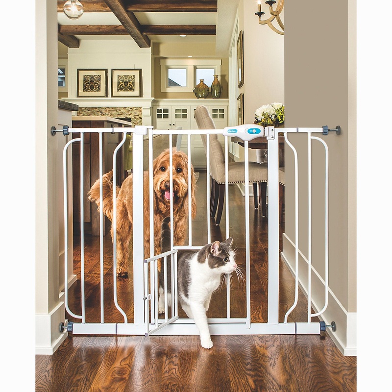Carlson Extra Wide Pet Gate with Small Door