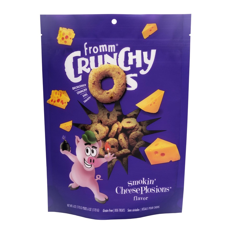 Fromm Crunchy Os Smokin' Cheesesplosions Flavor Dog Treats 6oz