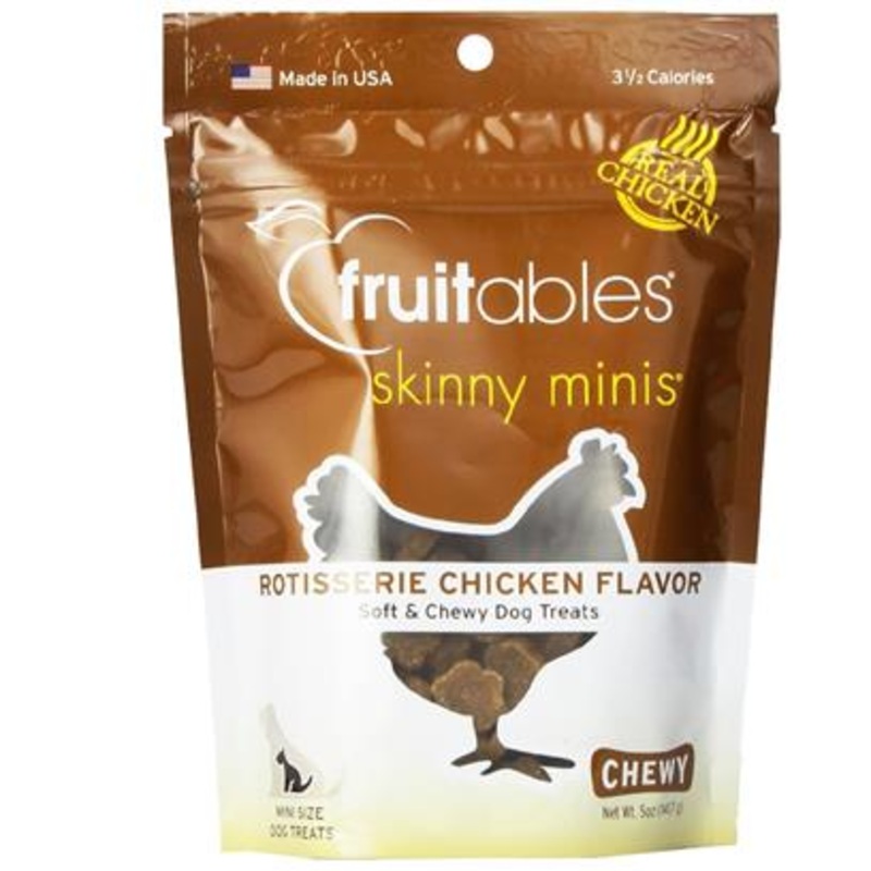 Fruitables Skinny Mini Dog Treats  Watermelon Flavor Healthy Dog Treats  5 Ounces