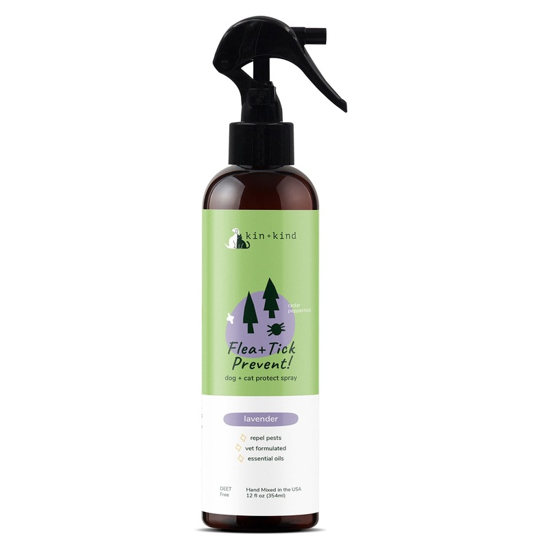 Kin & Kind Lavender Flea & Tick Prevent Pet Spray 12oz