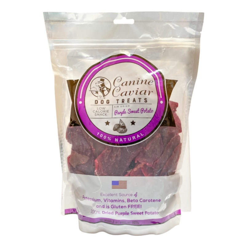Canine Cavial Dried Purple Sweet Potatos 32oz