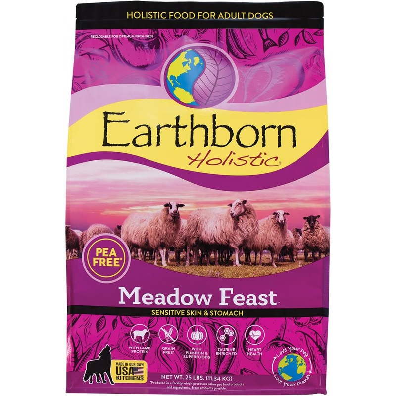 Earthborn 12.5 lbs Meadow Feast Grain Free Pea Free Dog Food