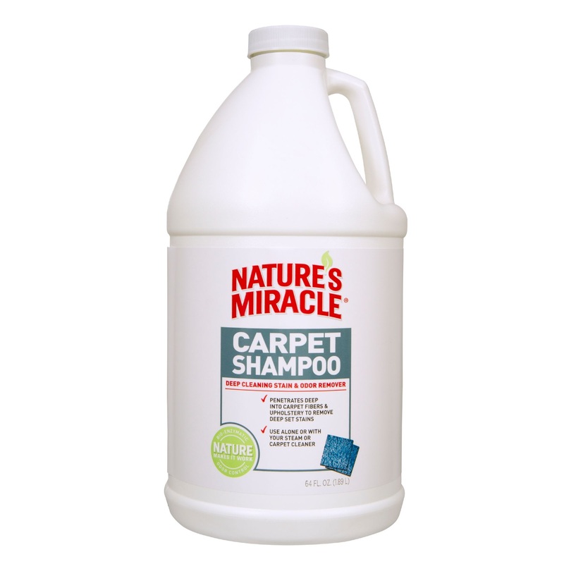 Natures Miracle Carpet Shampoo 64 Ounces, Deep-Cleaning Stain And Odor Remover