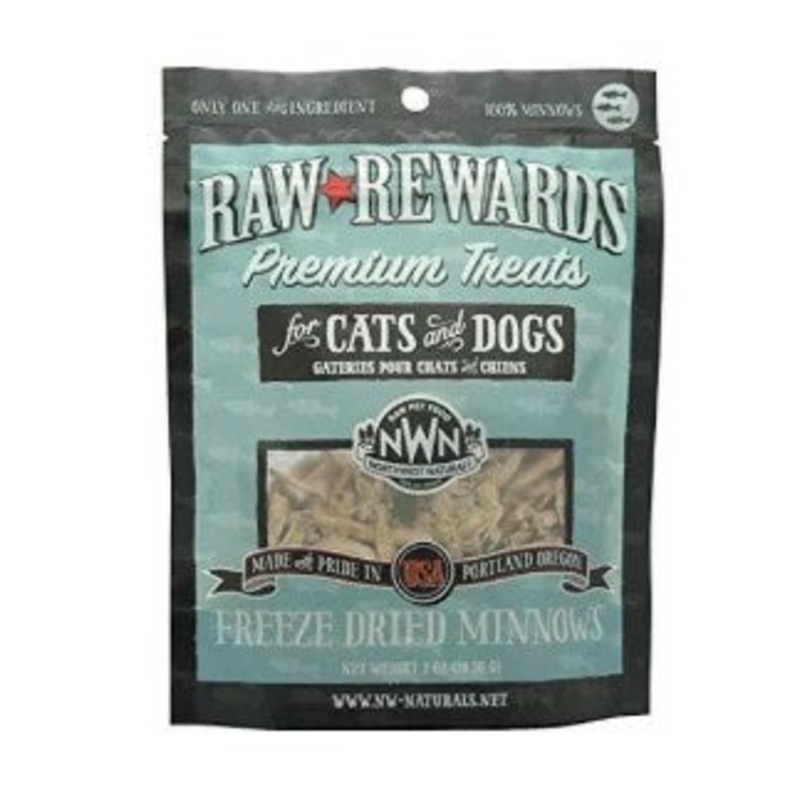 Northwest Naturals 1 oz Dog Cat Freeze-Dried Treat Minnow