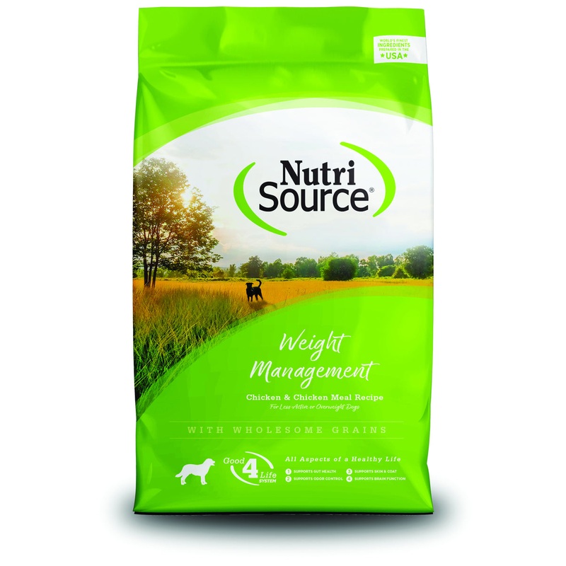 Nutrisource Weight Management Chicken, Rice Dog Food 26lb
