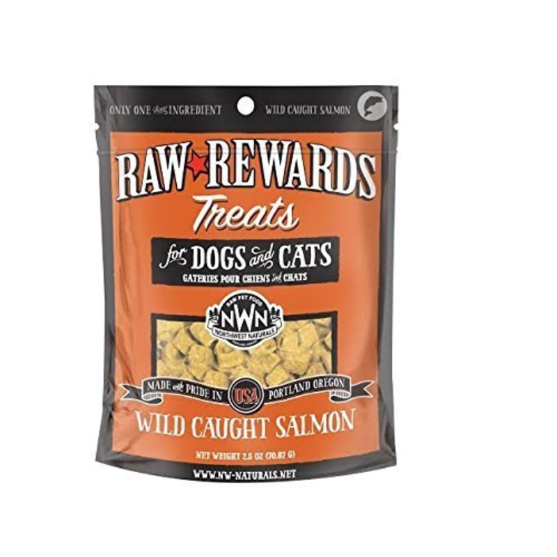 NW Naturals Raw Rewards Salmon Freeze Dried Dog Treats  2.5 Oz