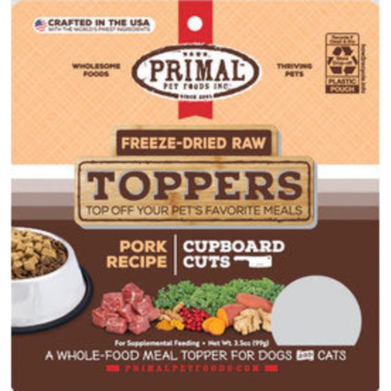 Primal Cupboard Cuts Freeze Dried Raw Dog Food Topper Beef, 18 oz - Dog & Cat Food Topper and Meal Mixer