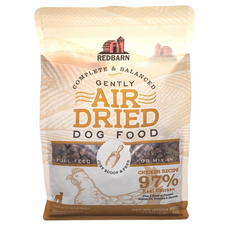 Redbarn 2 lbs Grain Free Air Dried Chicken Recipe Dog Food