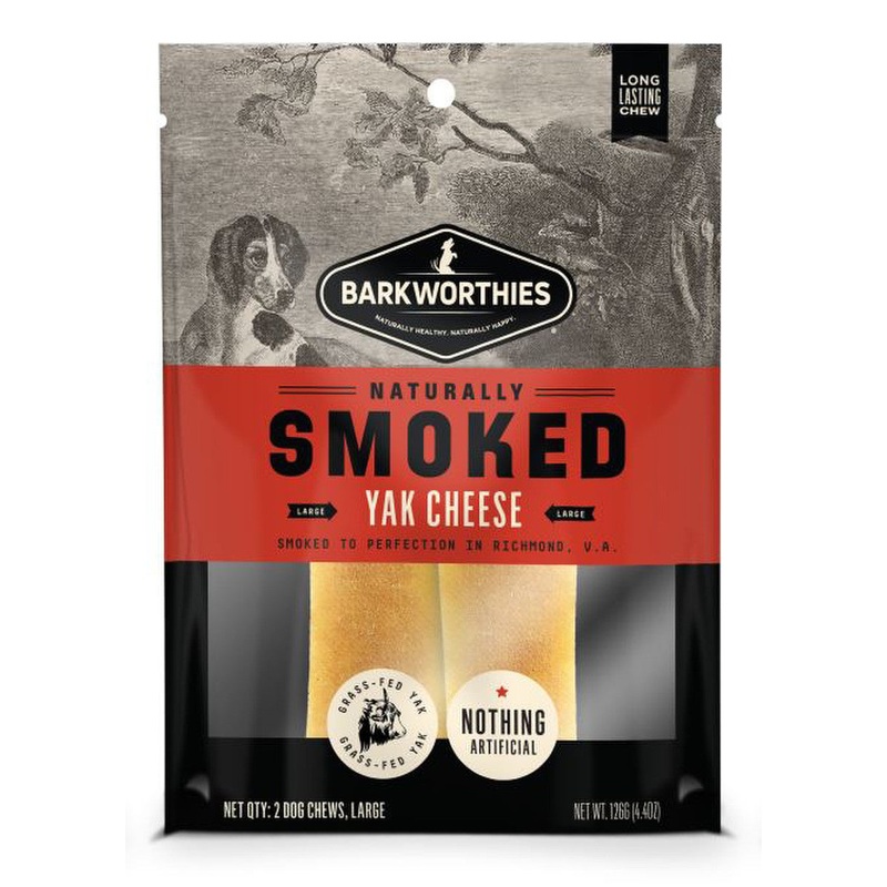 Barkworthies Smoked Yak Cheese - Large 2pk