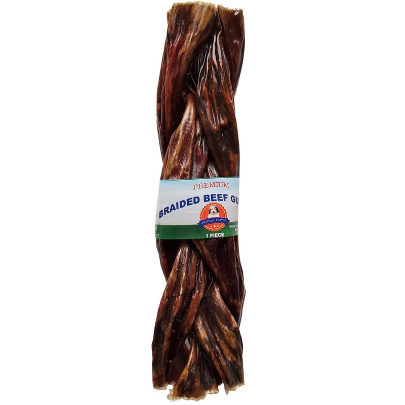 Lennox Rawhide Express Premium Beef Gullet Braided 6in