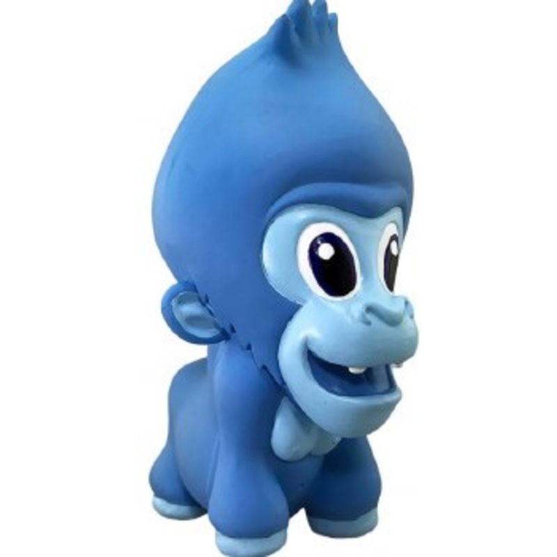 Petsport Babies Gorilla, Natural Rubber Latex, Squeaker Inside, Dog Toy, 3.5 inch