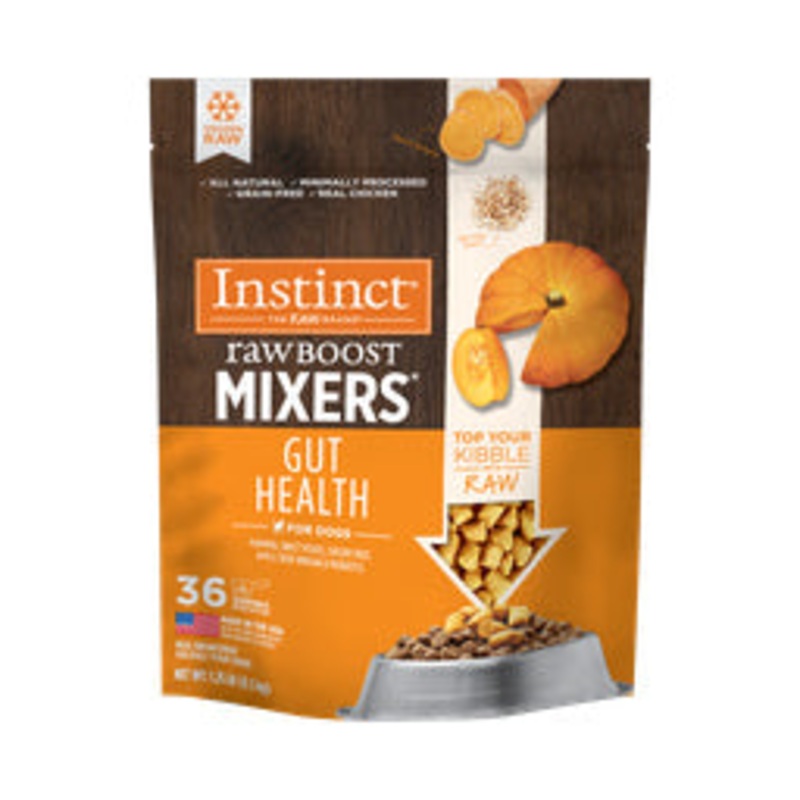 Raw Boost Mixers Gut Health Frozen Dog Food Topper, 1.25 lb. Bag