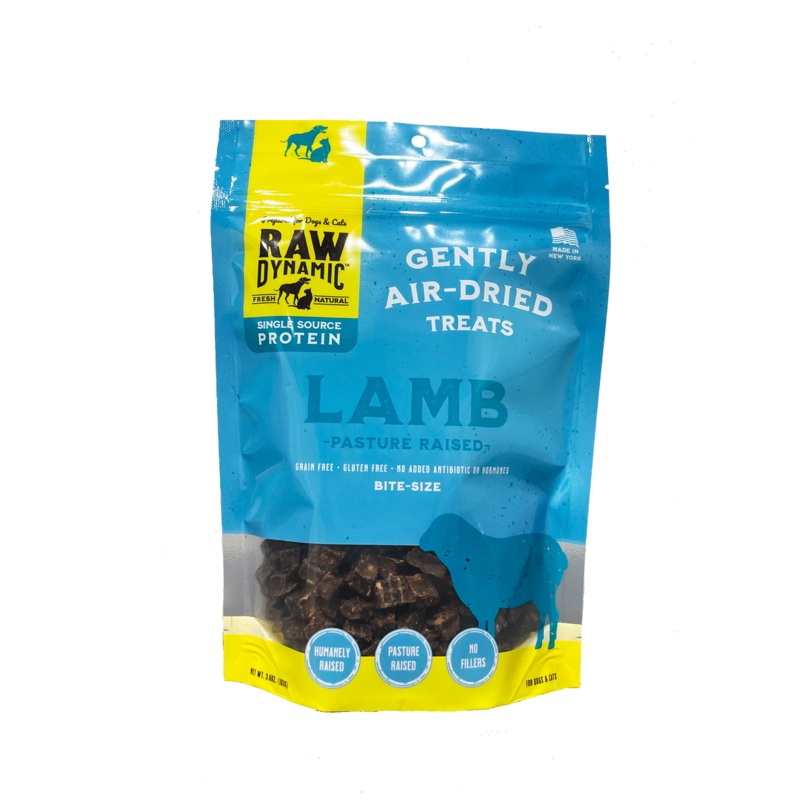 Raw Dynamic Air Dried Dog Treat Lamb 3.6oz
