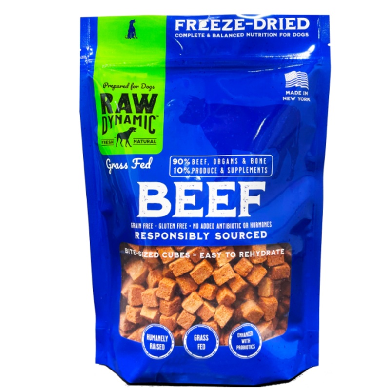 Raw Dynamic Freeze Dried Dog Treat Beef 1.5oz