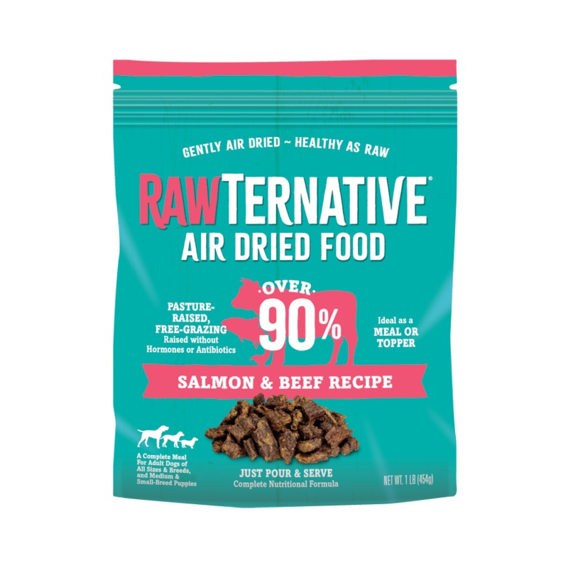 Rawternative Air Dried Dog Food Salmon and Beef 3lb
