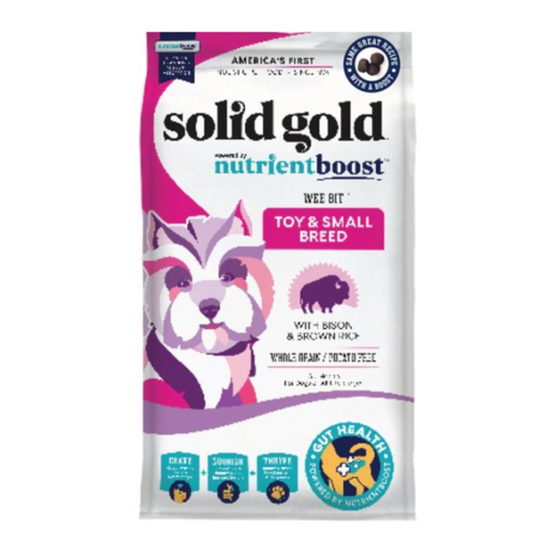 Solid Gold Nutrientboost Wee Bit Small Breed Dry Dog Food 11 lb