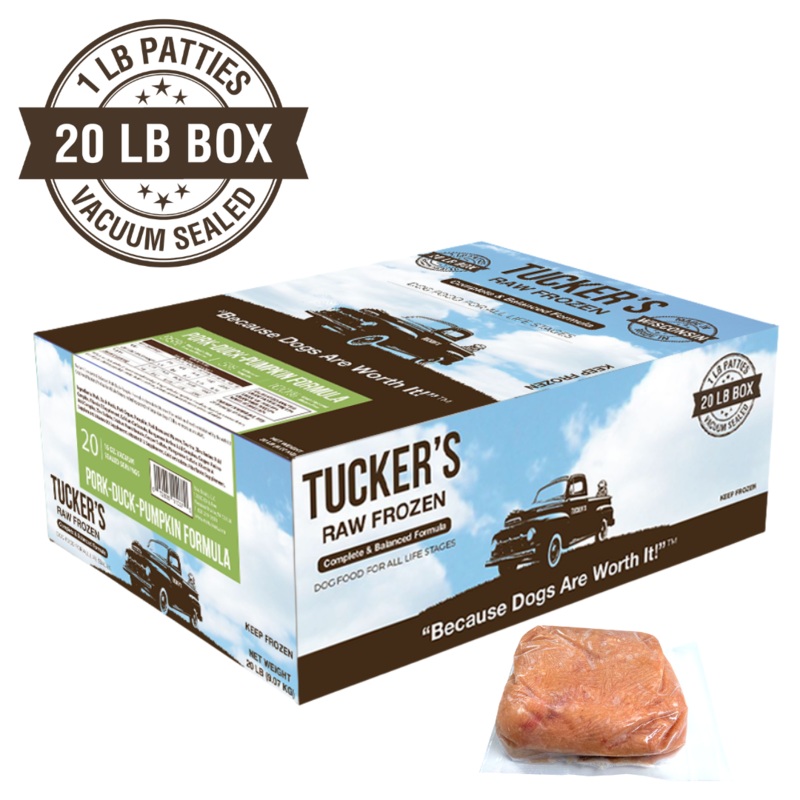 Tuckers Frozen Duck & Pumpkin 20lb
