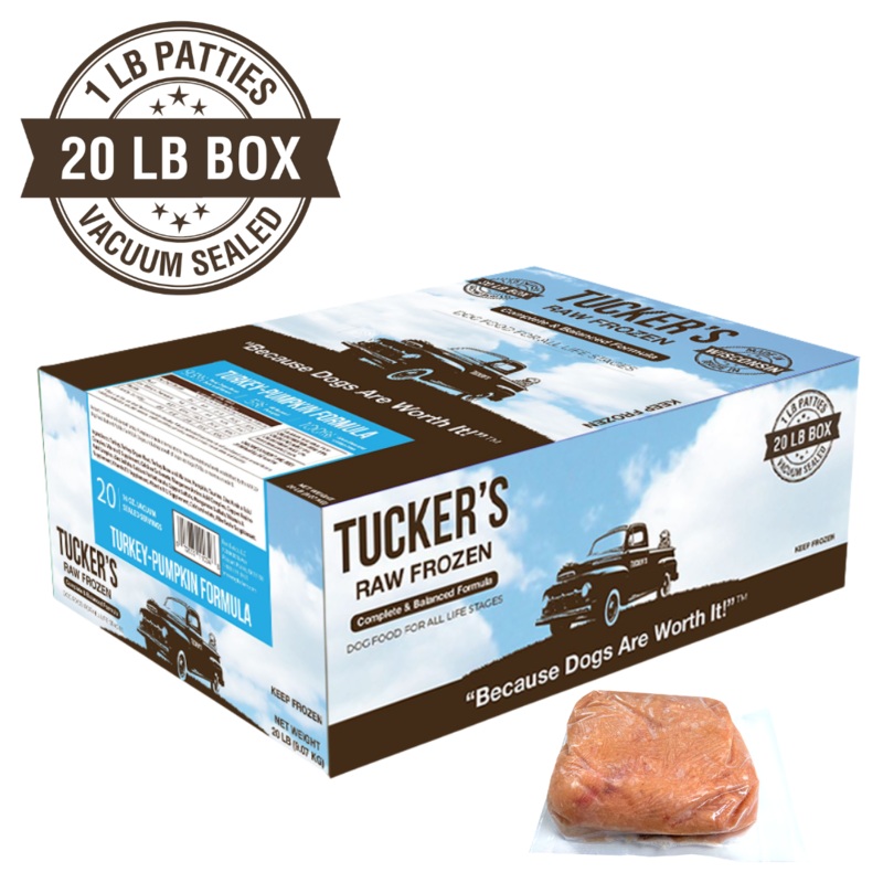 Tuckers Frozen Turkey & Pumpkin 20lb