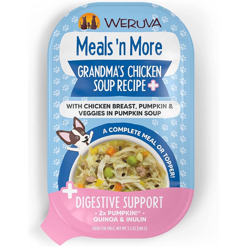 Weruva 3.5 oz N More Grandmas Chicken Soup Cup Dog Meals