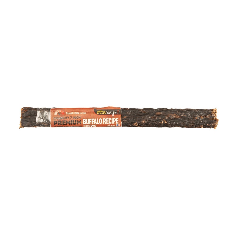 Etta Says! Premium Crunchy Buffalo Dog Chew 7in