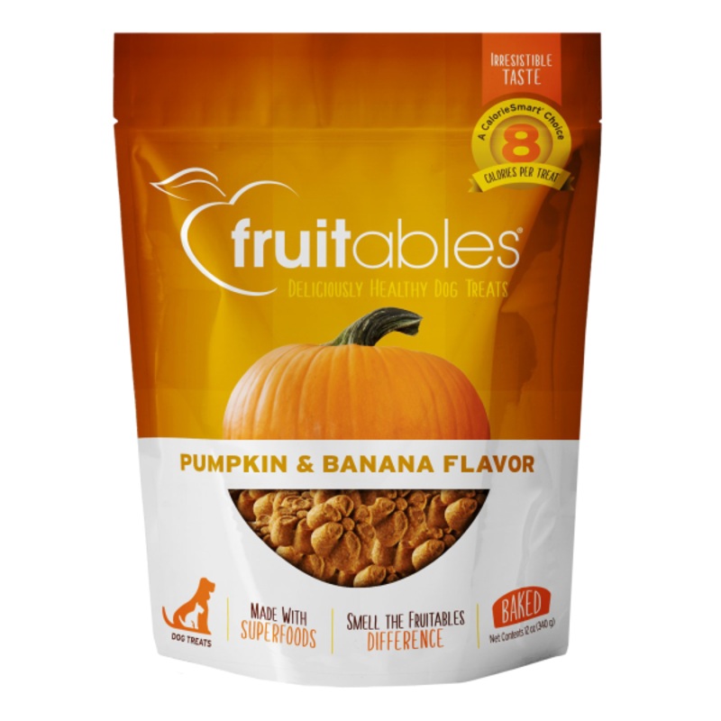 Fruitables Dog Crunchy Treats Pumpkin & Banana 12oz