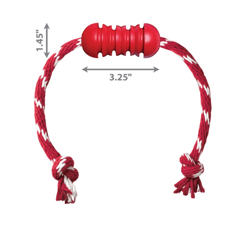 Kong Dog Toy KONG Dental with Rope Small