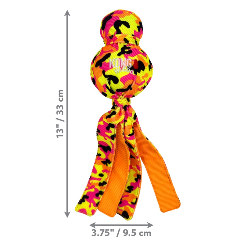 Kong Dog Toy Wubba Ballistic High-Viz Large