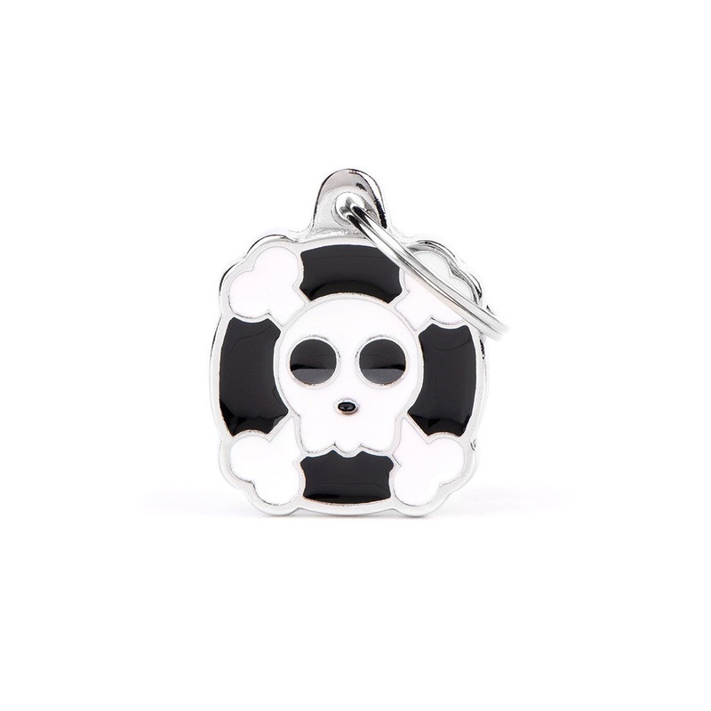 My Family ID Skull Tag