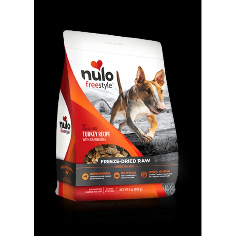 Nulo FreeStyle Freeze Dried Raw Grain Free Turkey Dog Food 8oz