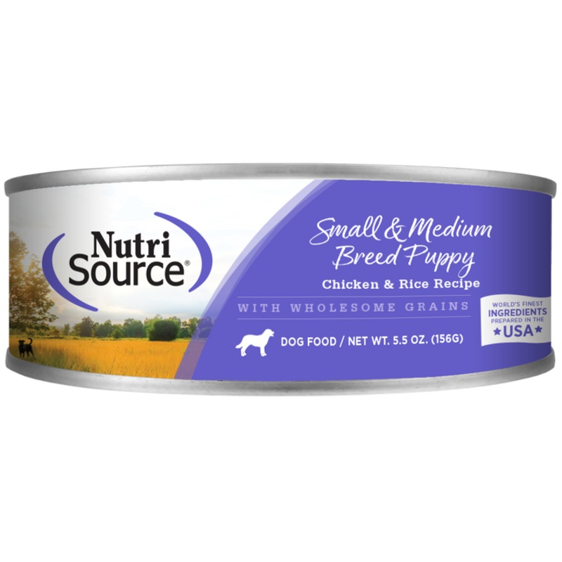 NutriSource Wet Puppy Food for Small & Medium Breeds 5.5 oz