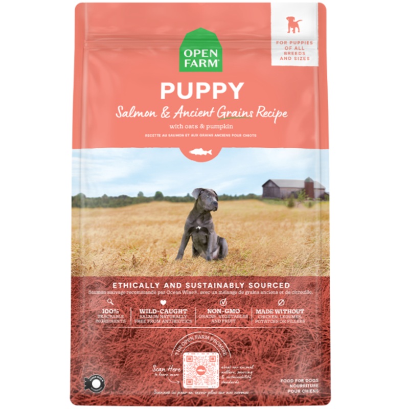 Open Farm Dog Ancient Grain Puppy Salmon 4 lb