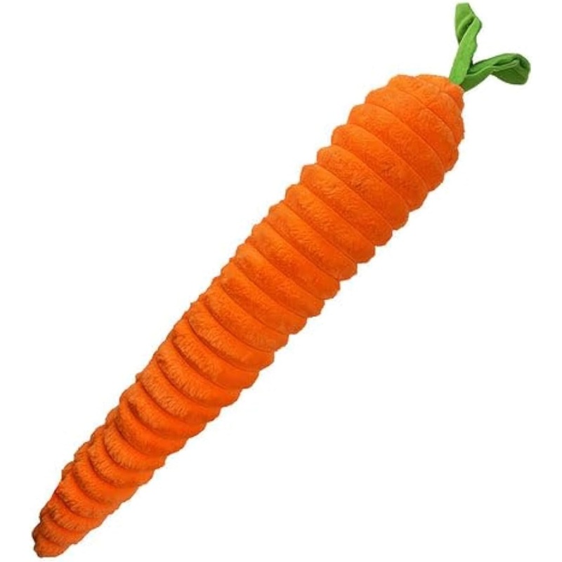 Pet Lou 33in Luxe Carrot Plush Dog Toy