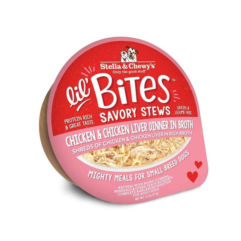 Stella & Chewys Dog Lil Bites Stew Chicken & Liver in Broth 2.7oz