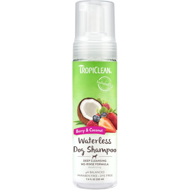 TropiClean Deep Cleansing Waterless Dog Shampoo, 7.4oz