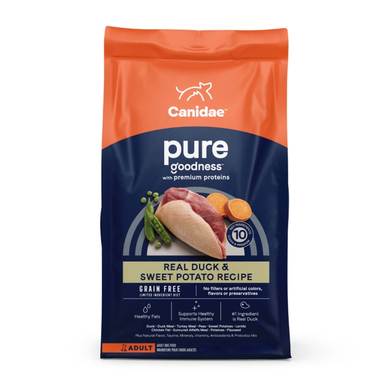 Canidae Pure Sky Grain-Free Fesh Duck Dry Dog Food, 24 lb