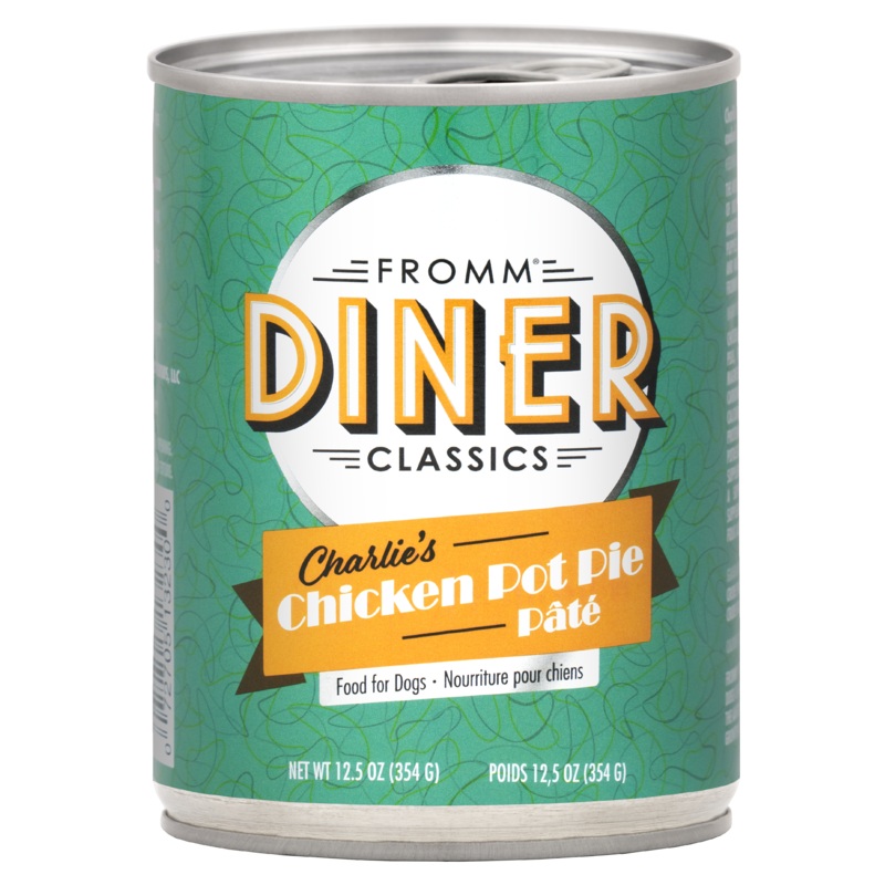 Fromm Diner Classics Charlies Chicken Pot Pie Pt Food for Dogs 12.5 oz