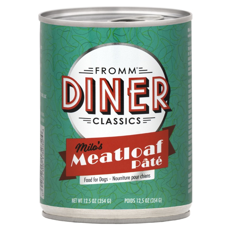 Fromm Diner Classics Milo's Meatloaf Pt Food for Dogs 12.5 oz