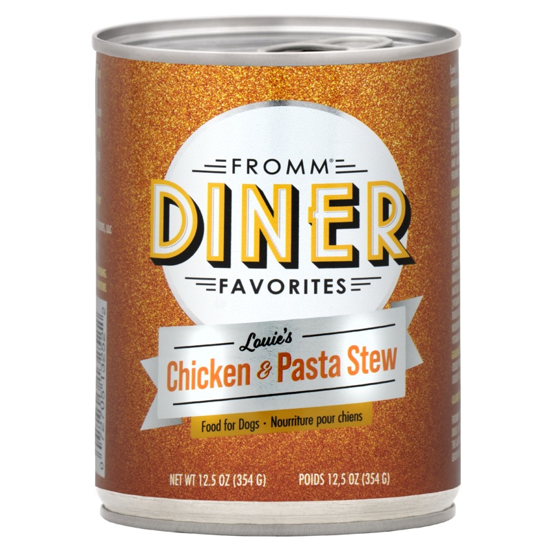 Fromm Diner Favorites Louie's Chicken & Pasta Stew Food for Dogs 12.5 oz