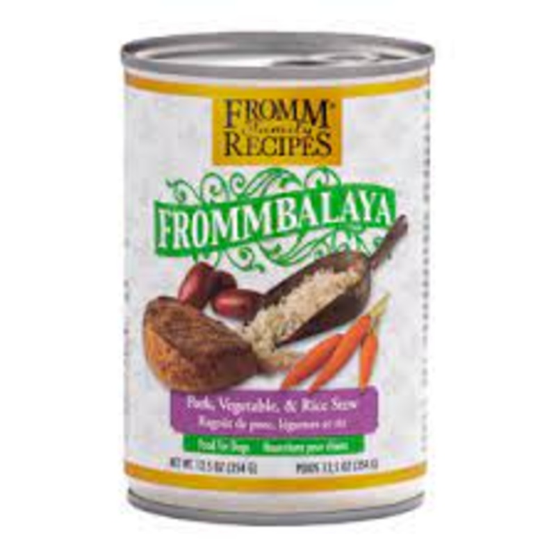 Fromm Family Recipes Frommbalaya Pork, Vegetable, & Rice Stew Food for Dogs 12.5 oz