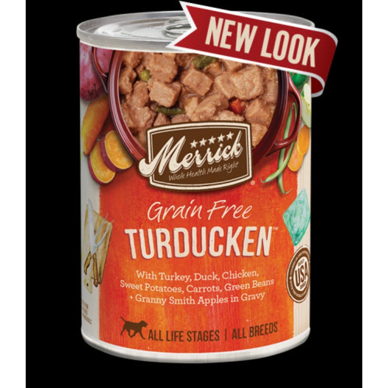 Merrick 12.7 oz Classic Grain Free Turducken Turkey Duck & Chicken Can